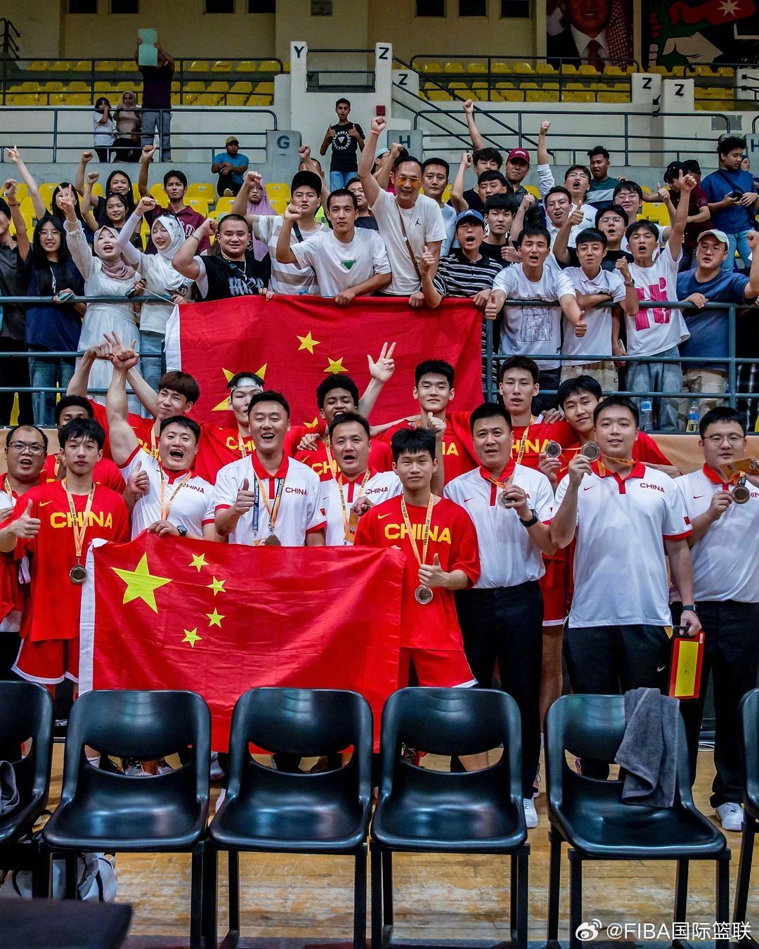 中国U18男篮在约旦安曼夺