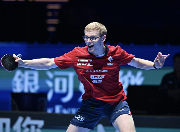 王楚钦力克勒布伦晋级世界杯八强 法国新星坦言